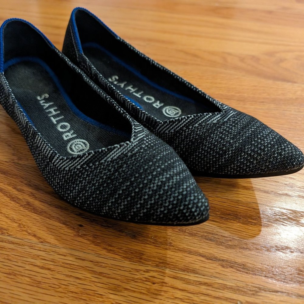 Rothy's The Point Granite Heather Size 5